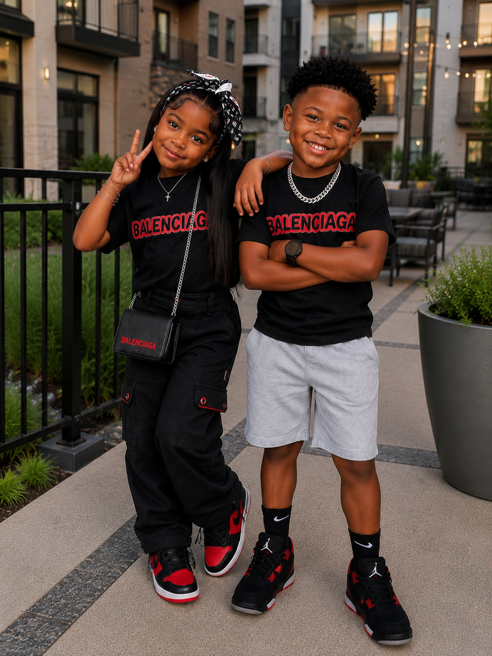 Bailey T-Shirt (Black/Red)