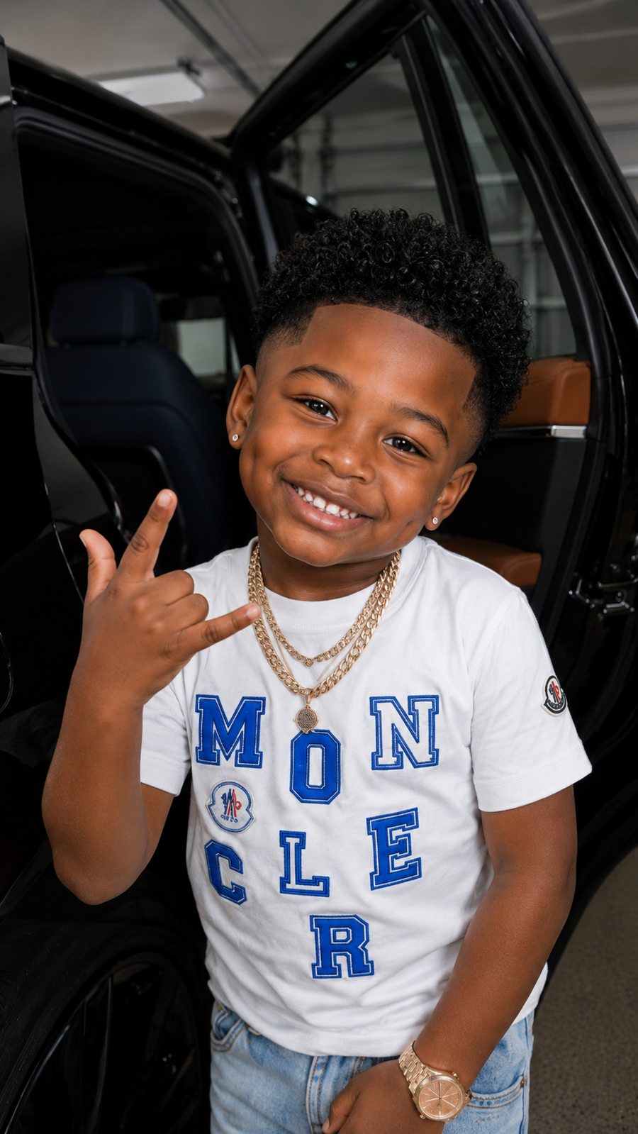 Maddox T-Shirt (White/Blue)