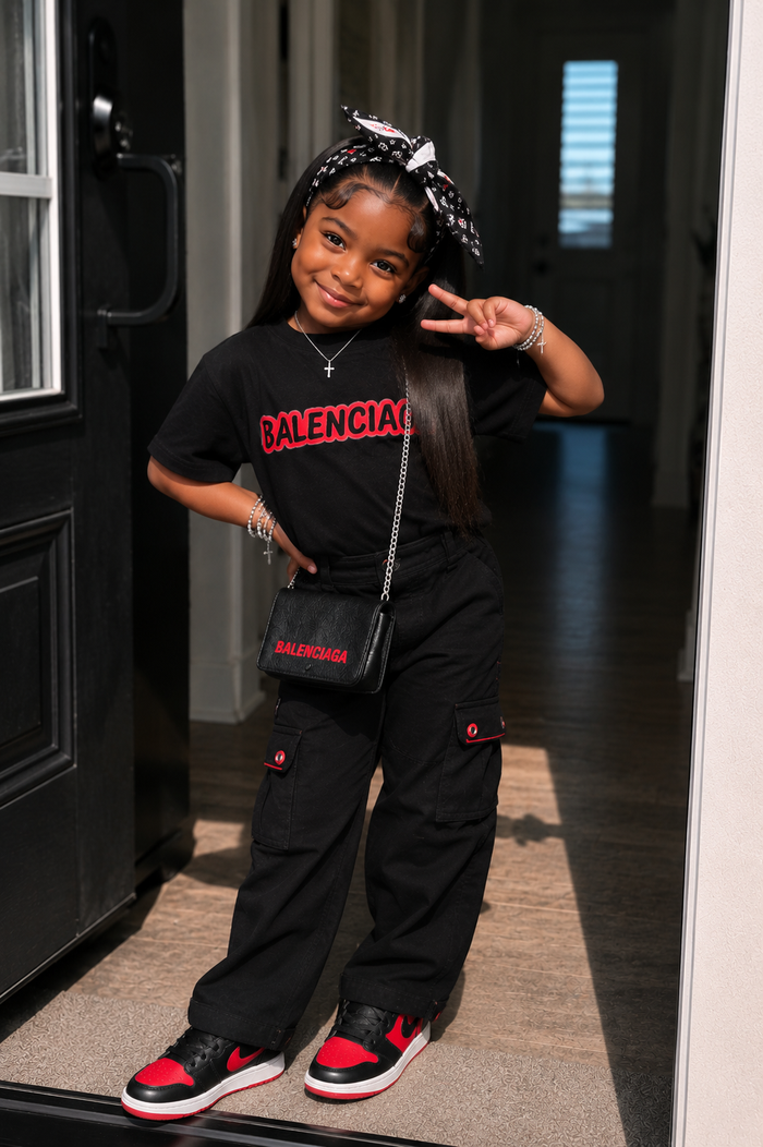 Bailey T-Shirt (Black/Red)