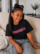 Bailey T-Shirt (Black/Pink)
