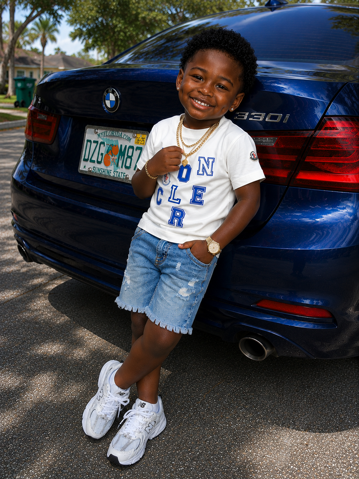 Maddox T-Shirt (White/Blue)