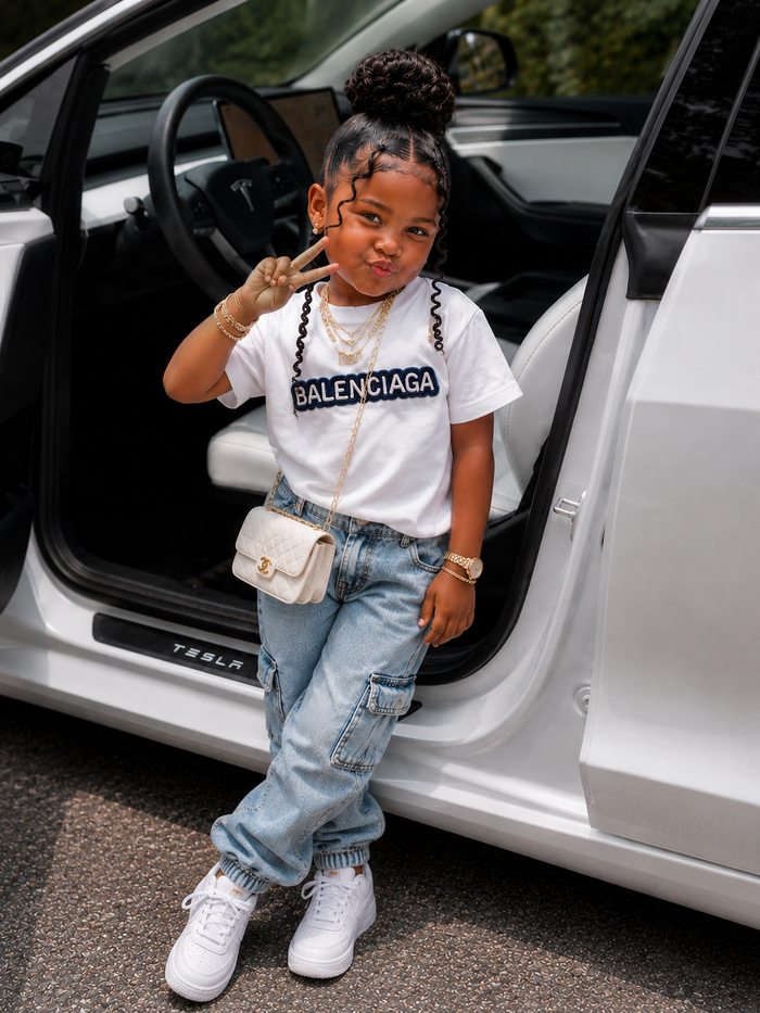 Blake Graffiti T-Shirt (White/Black/ Unisex)